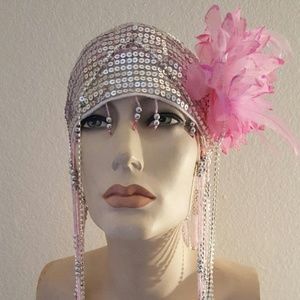 gatsby beaded hat